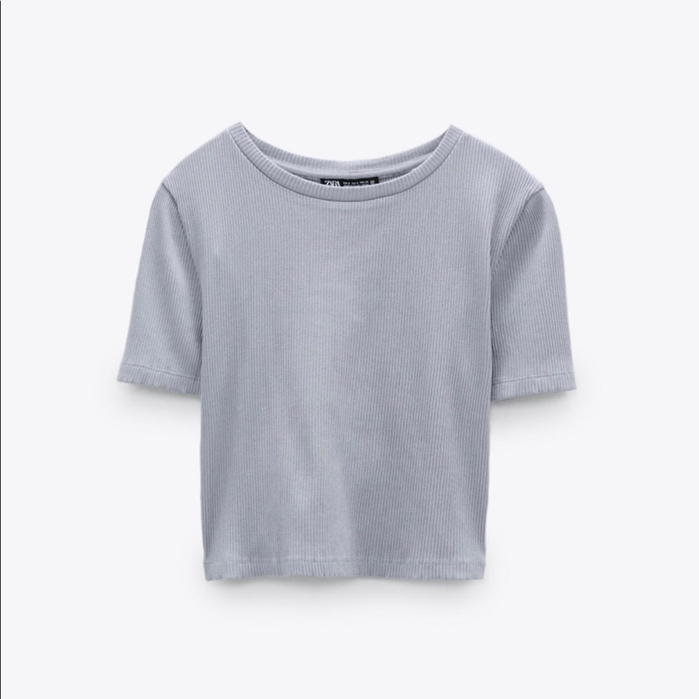 Zara brand new ribbed top
